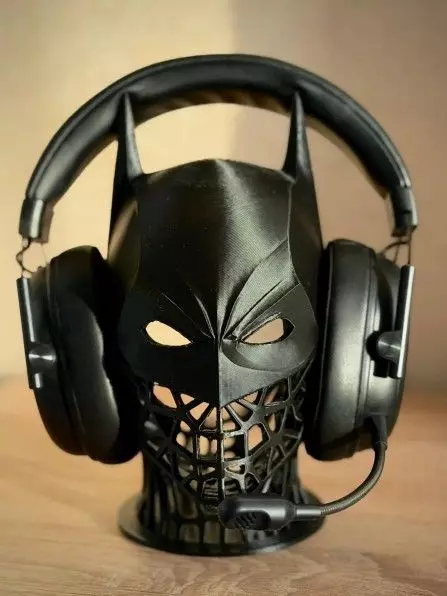 Headphone Stand Batmen 3D print model_3