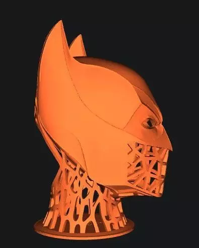 Headphone Stand Batmen 3D print model_16