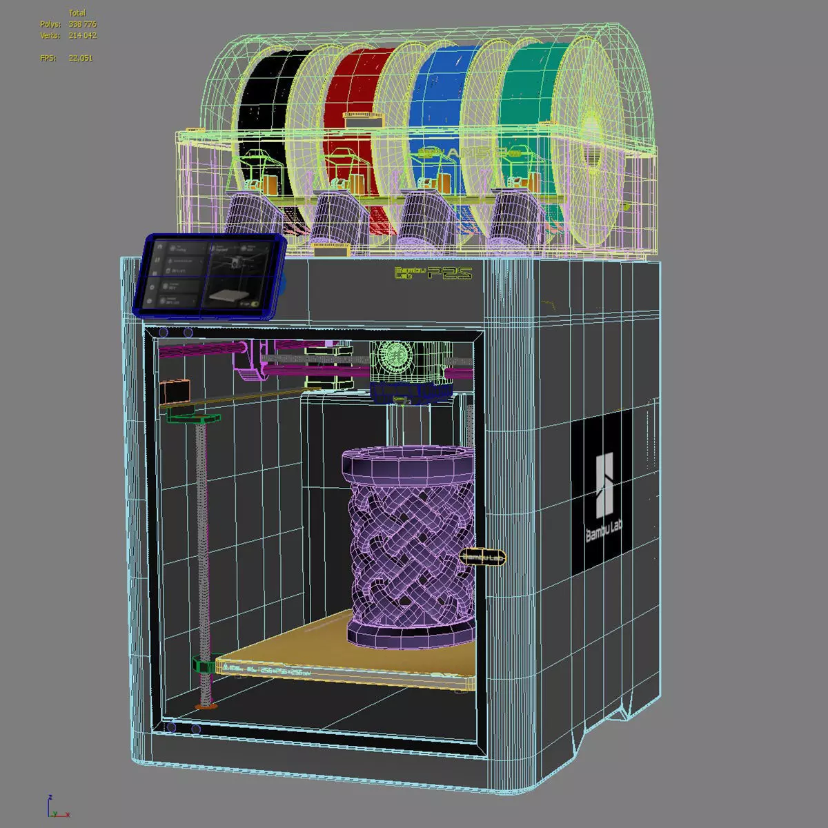 Bambu Lab P2S 3D printer 3D model_8