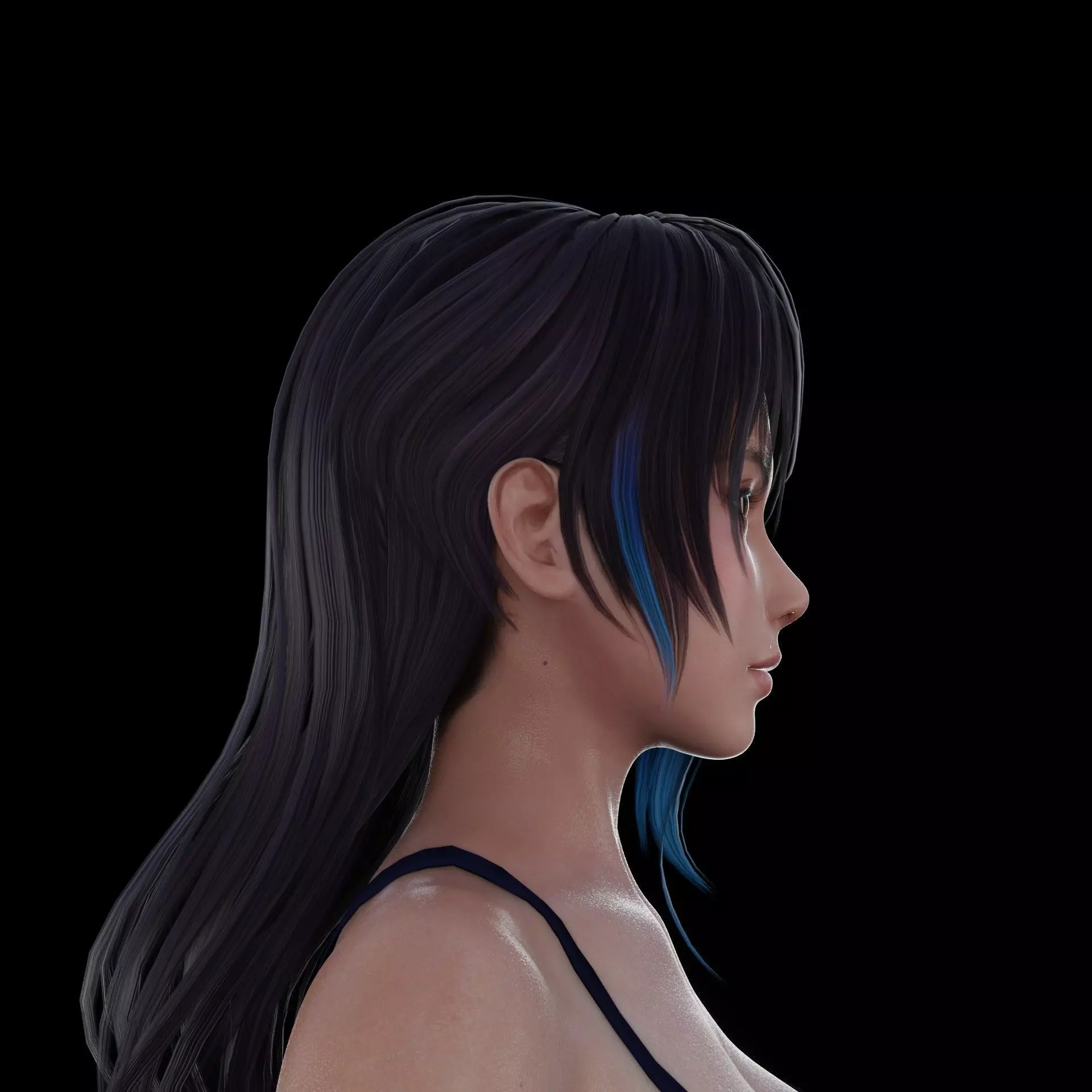 Shandy Bartender Low-poly 3D model_6