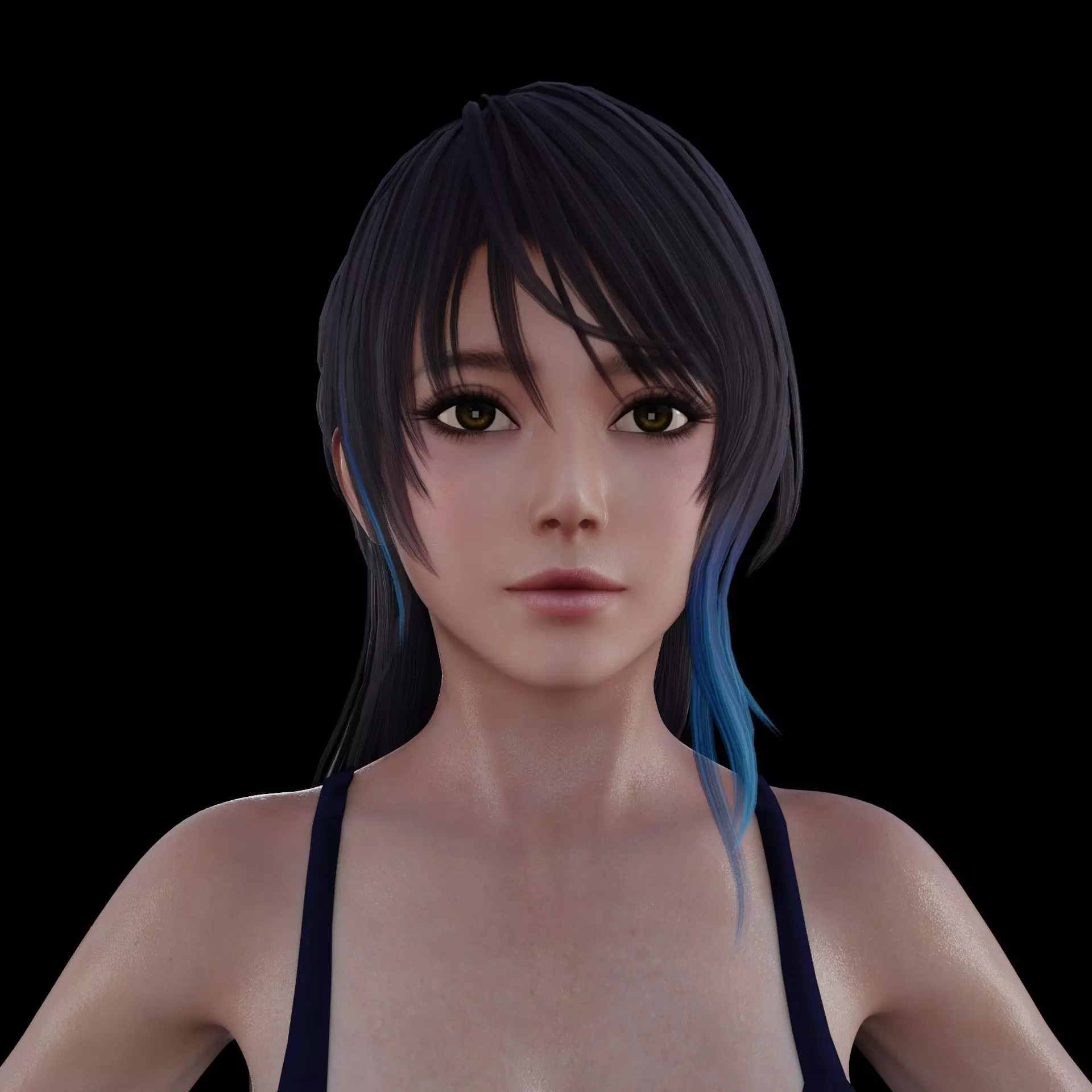 Shandy Bartender Low-poly 3D model_5