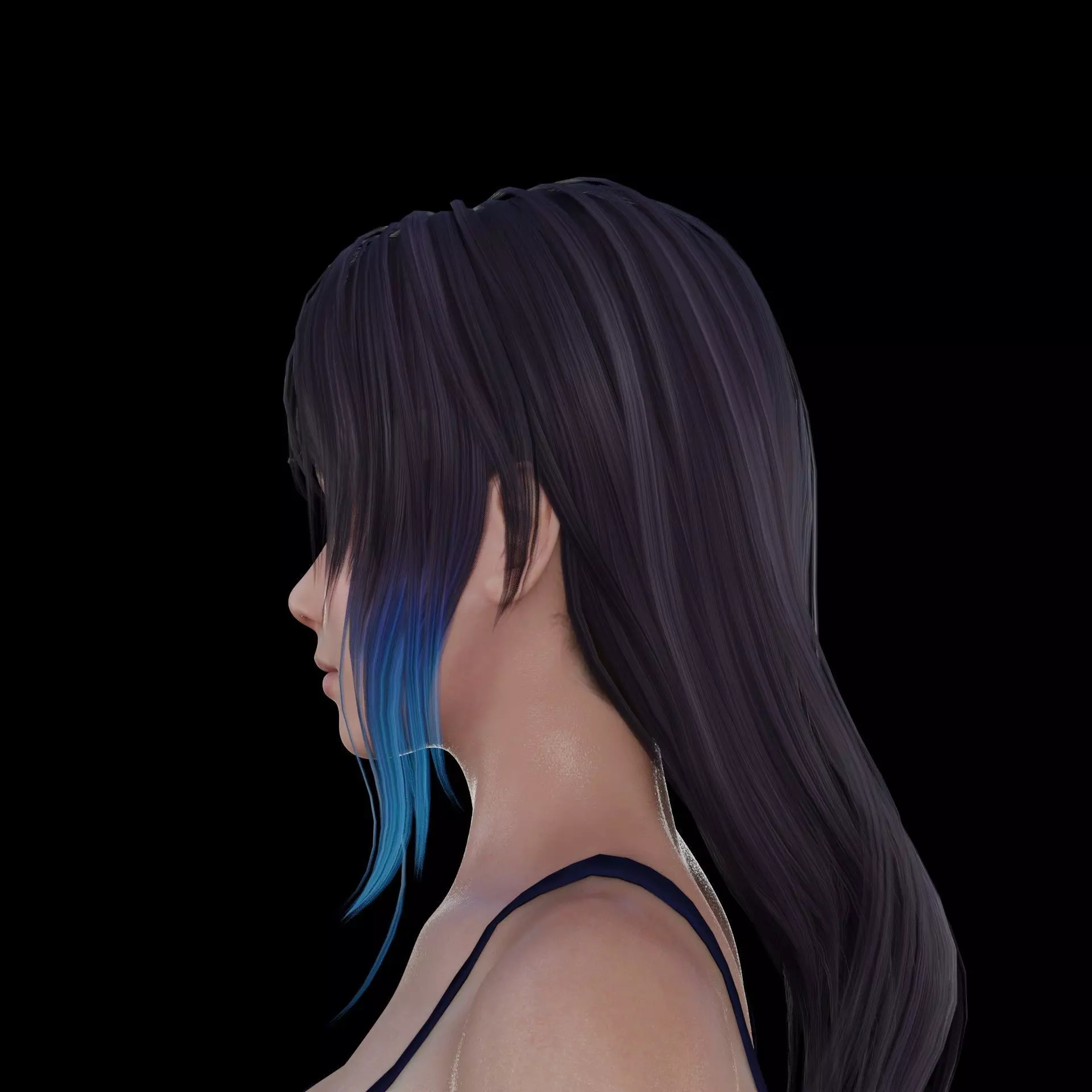 Shandy Bartender Low-poly 3D model_8