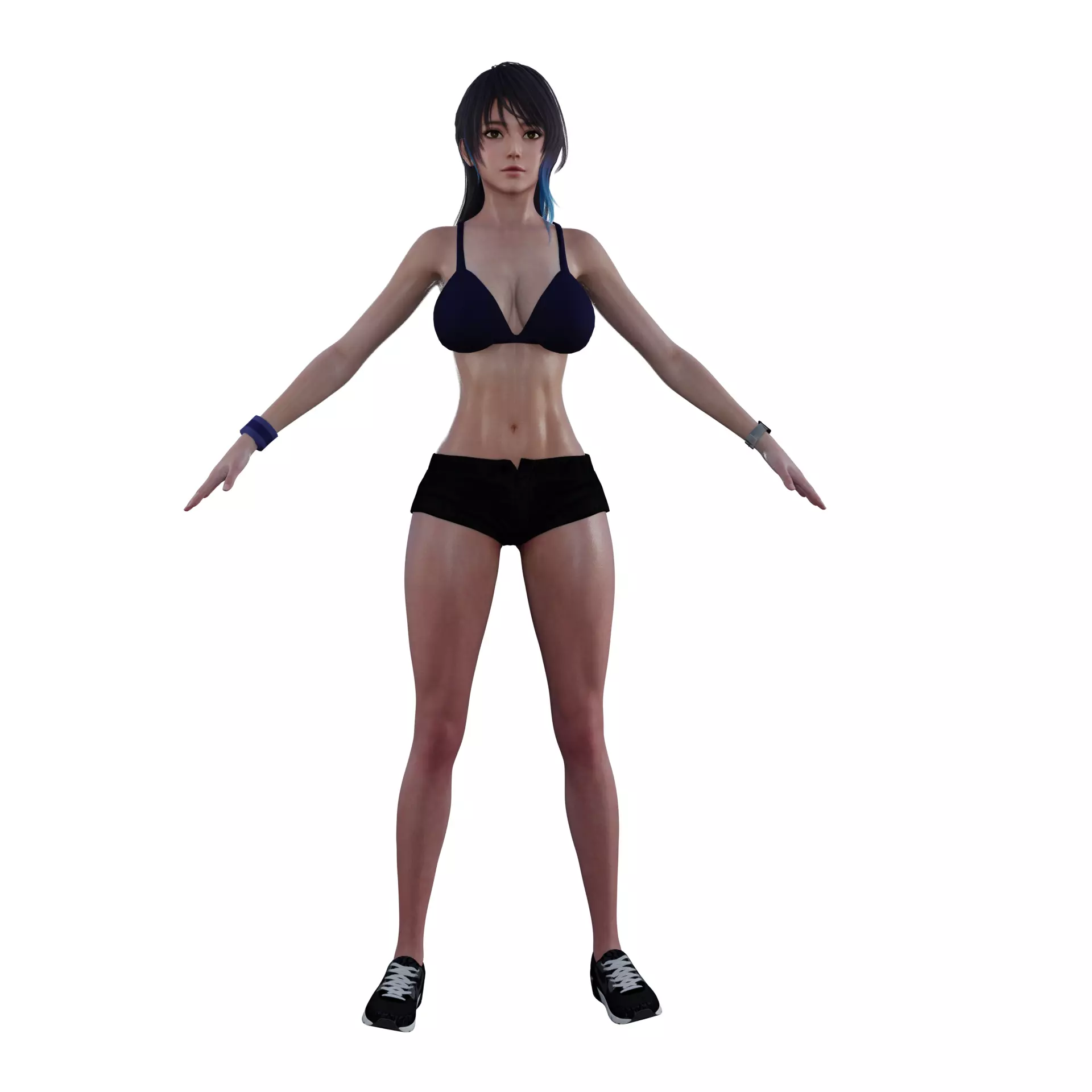 Shandy Bartender Low-poly 3D model_1