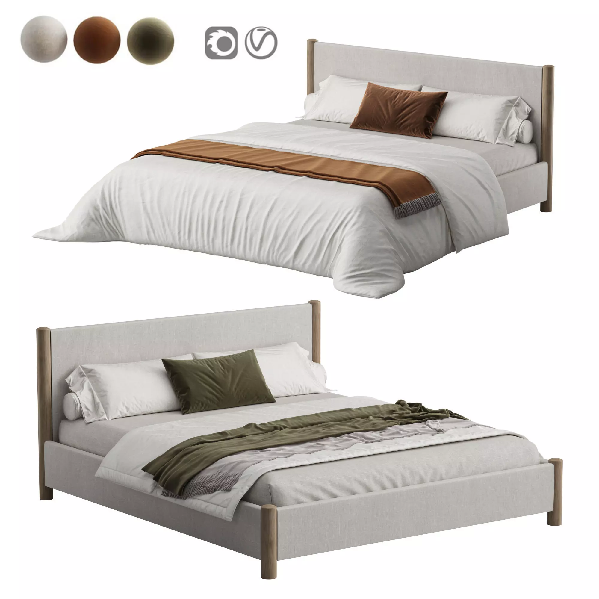 SABA Bed 3D model_0