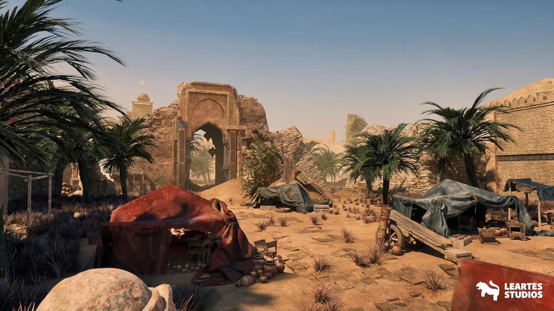 Middle Eastern Ashes of the Bazaar Low-poly 3D model_11