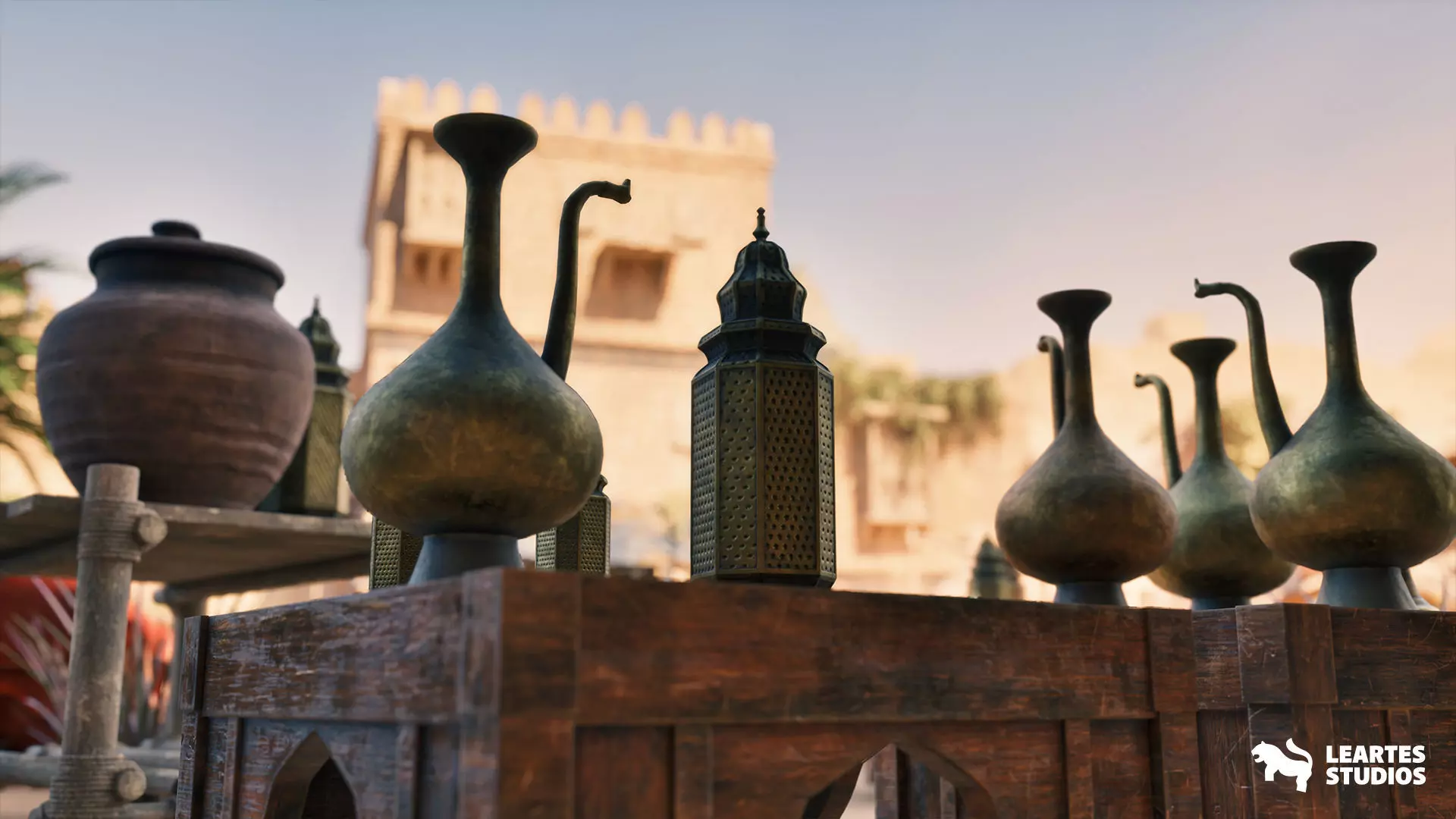 Middle Eastern Ashes of the Bazaar Low-poly 3D model_13