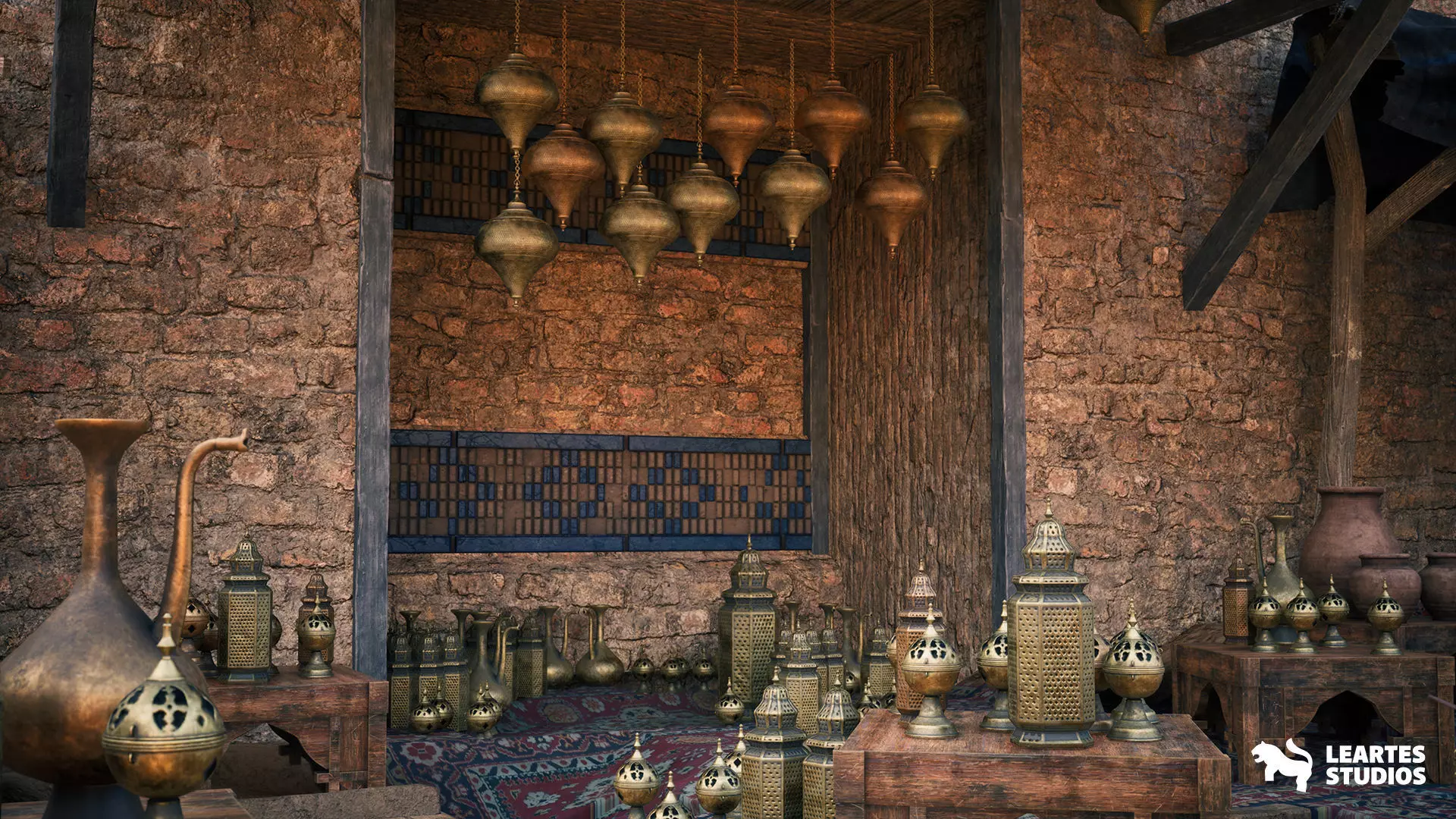 Middle Eastern Ashes of the Bazaar Low-poly 3D model_7