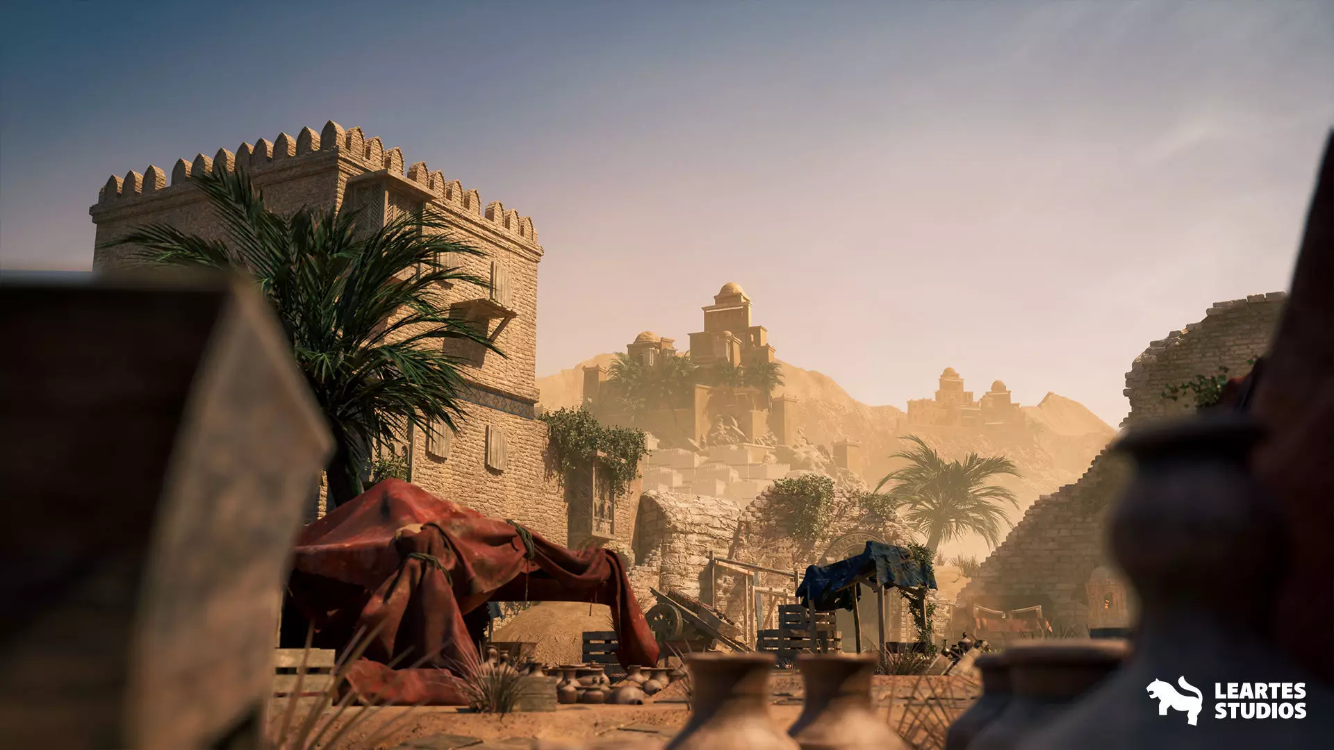 Middle Eastern Ashes of the Bazaar Low-poly 3D model_12