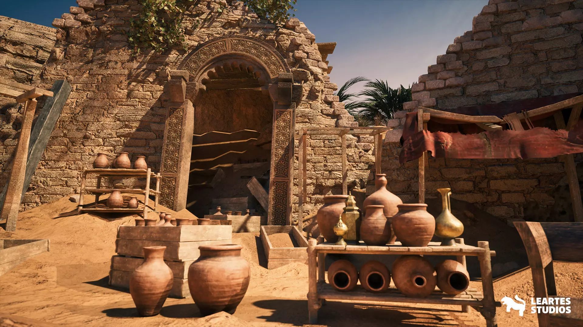 Middle Eastern Ashes of the Bazaar Low-poly 3D model_8