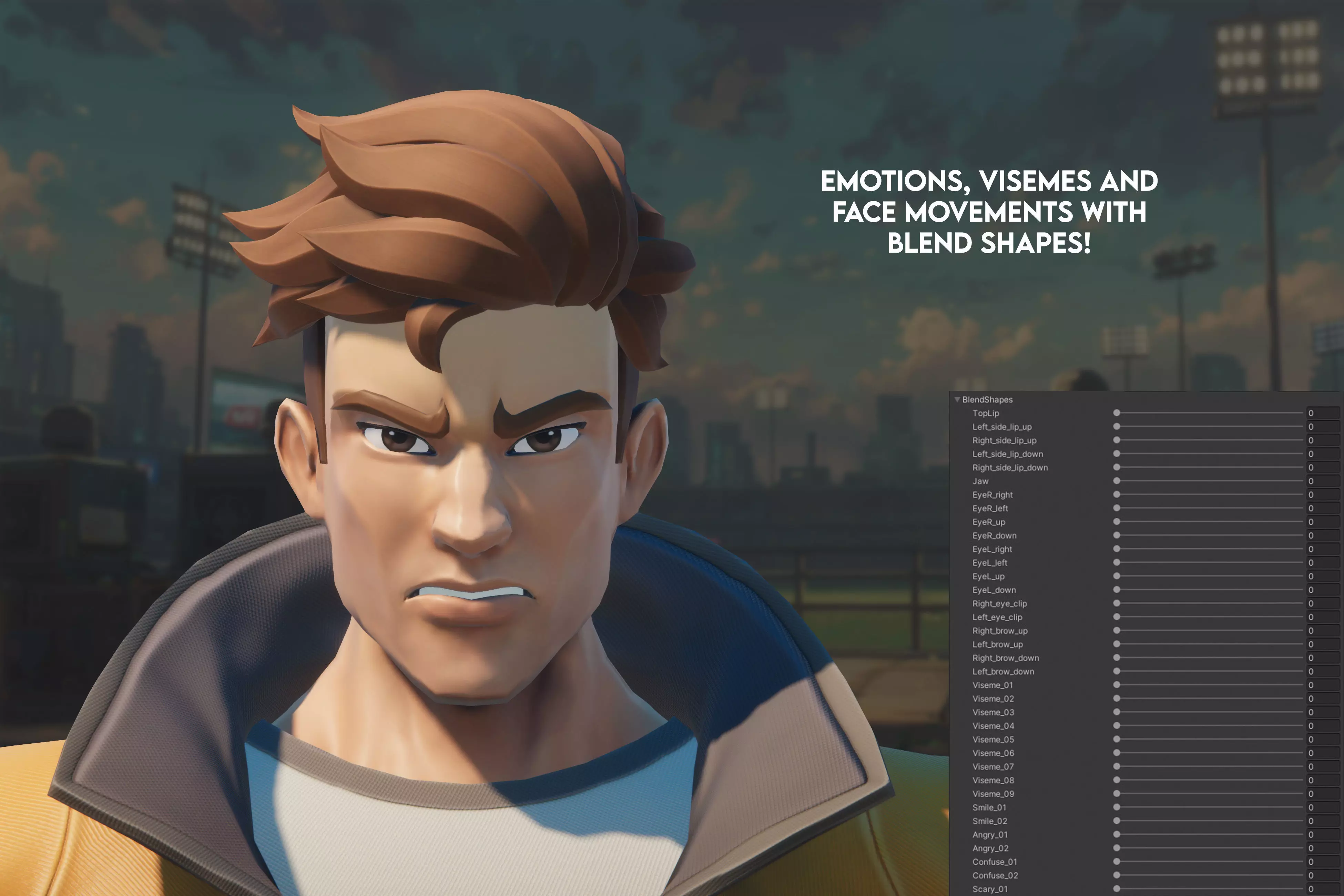 Stylized Casual Adventure Characters Low-poly 3D model_5