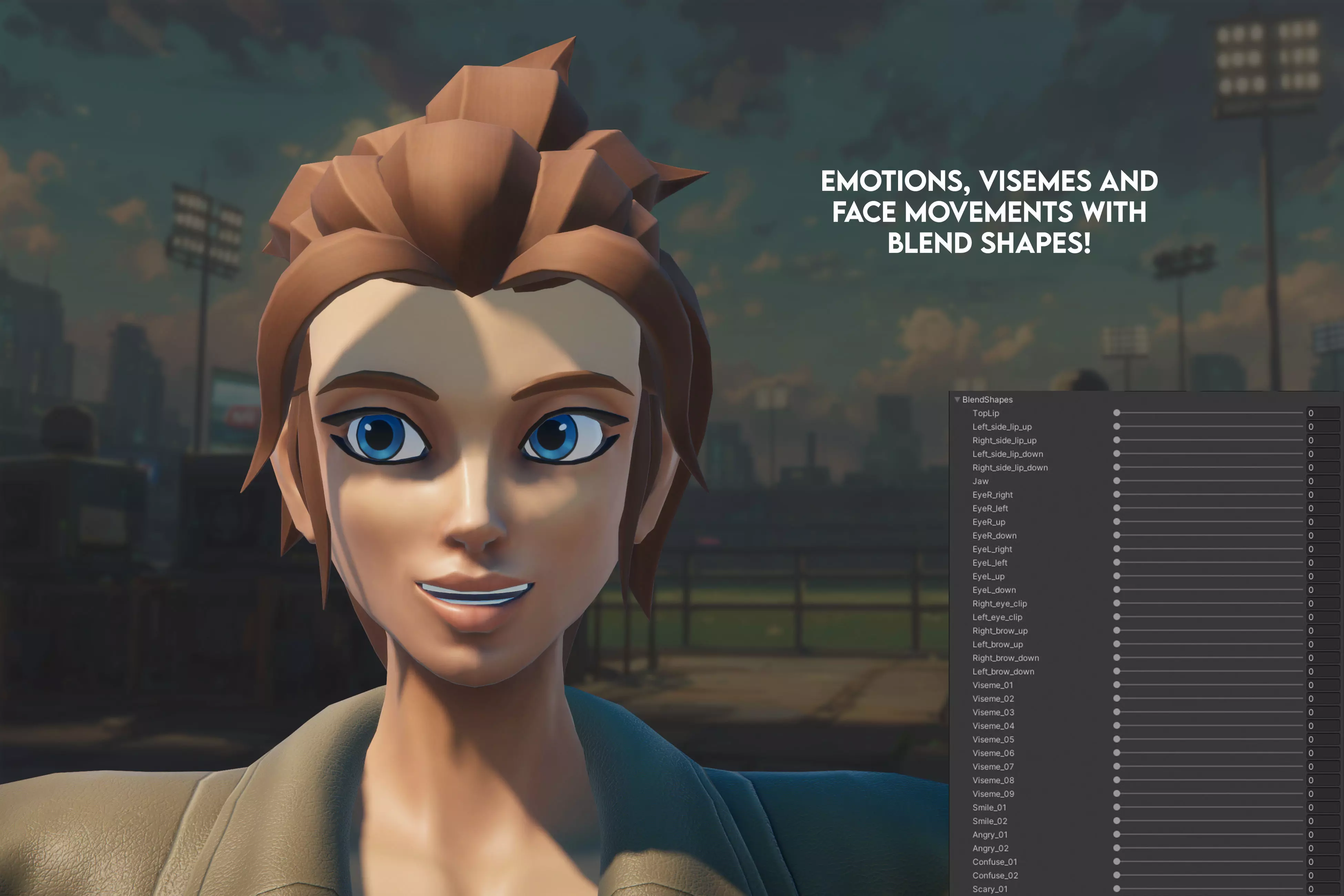 Stylized Casual Adventure Characters Low-poly 3D model_7