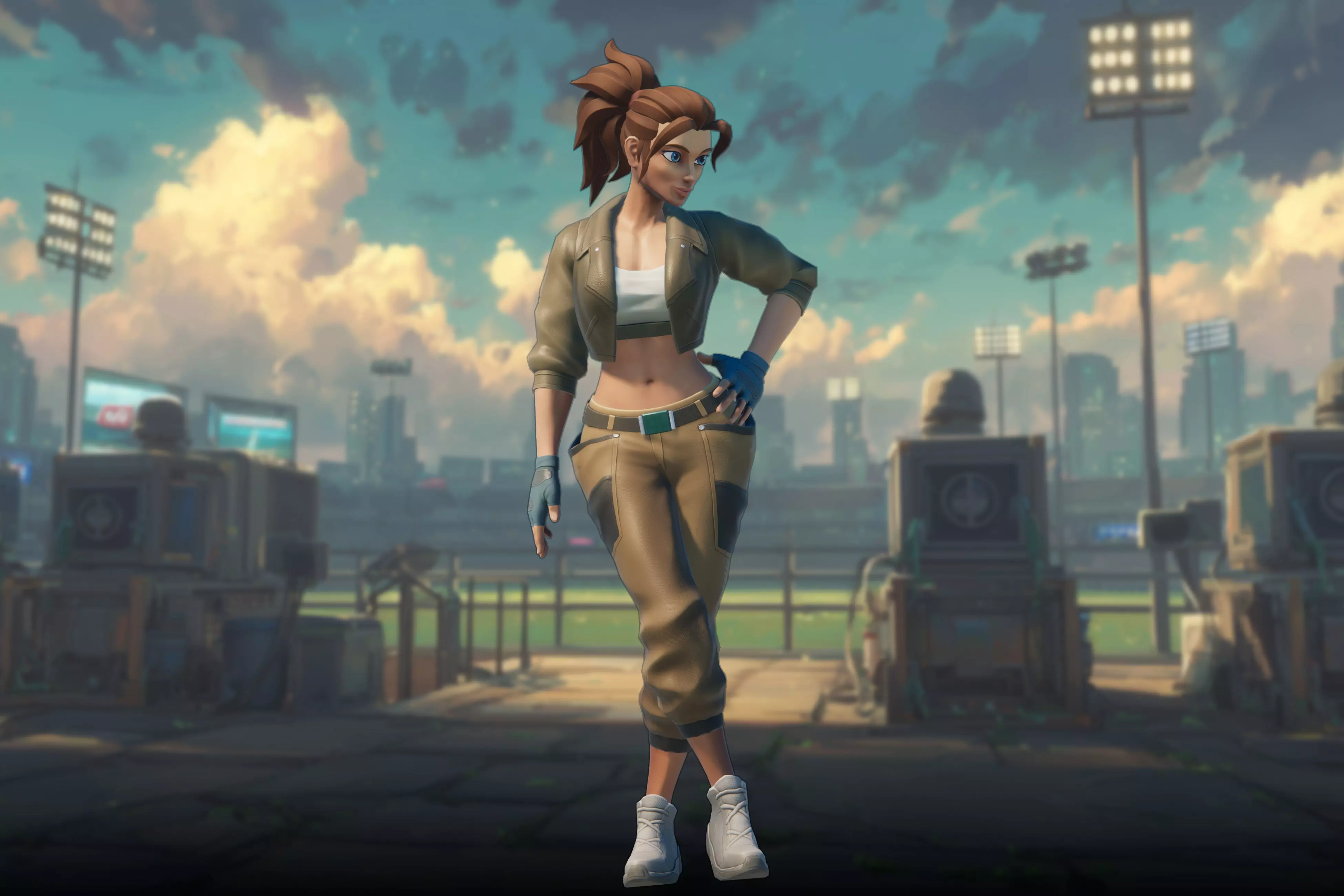 Stylized Casual Adventure Characters Low-poly 3D model_2