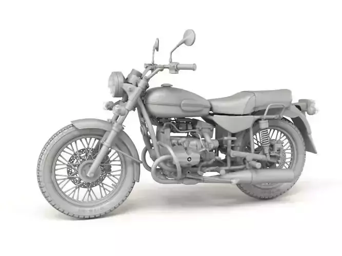 Ural Solo motorcycle in 12 scale