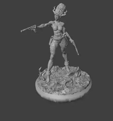 The Bride without Jacket STL 3D Model