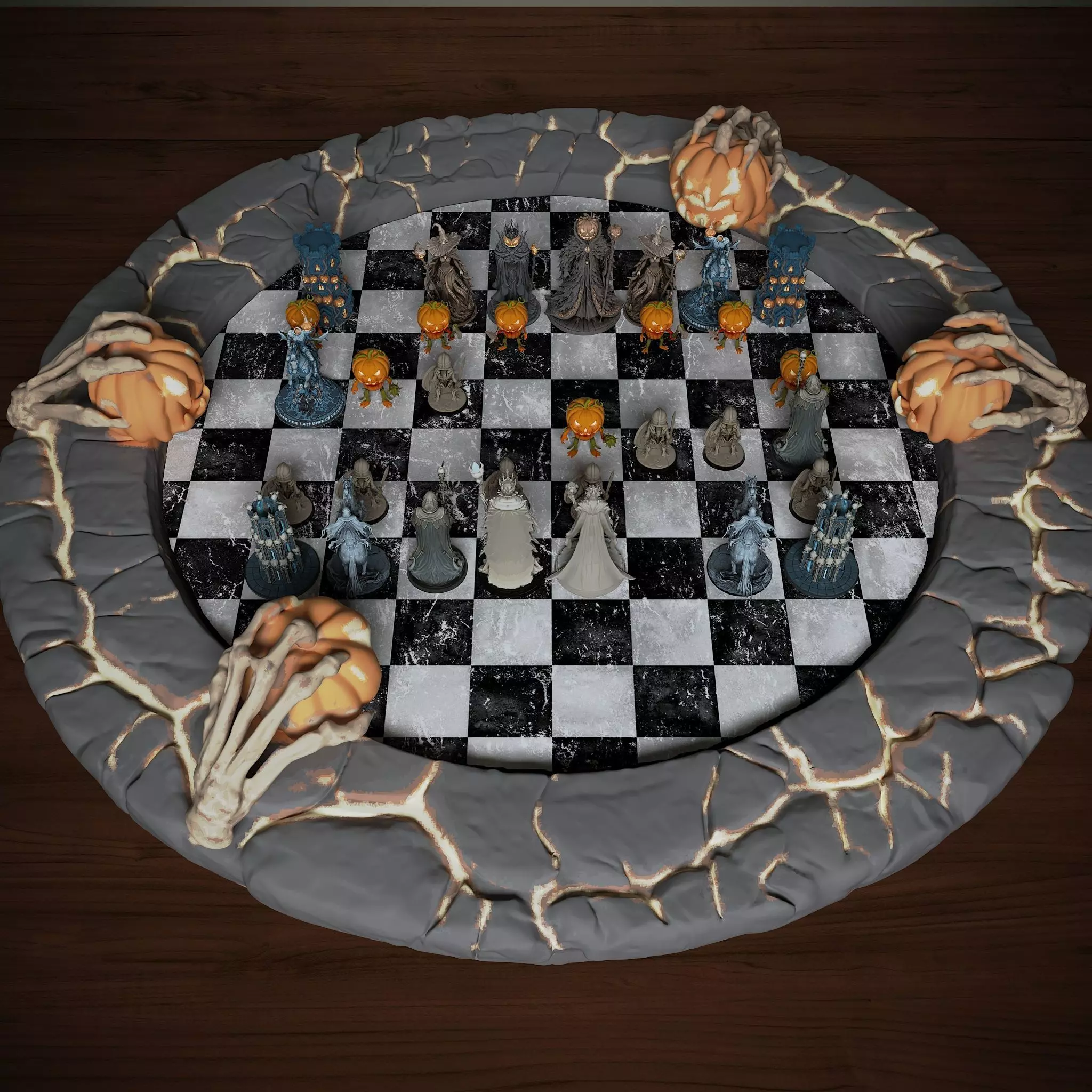 Chess board Free 3D print model_0