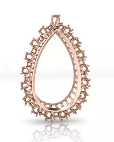 pear halo princess and pear jewelry pendant