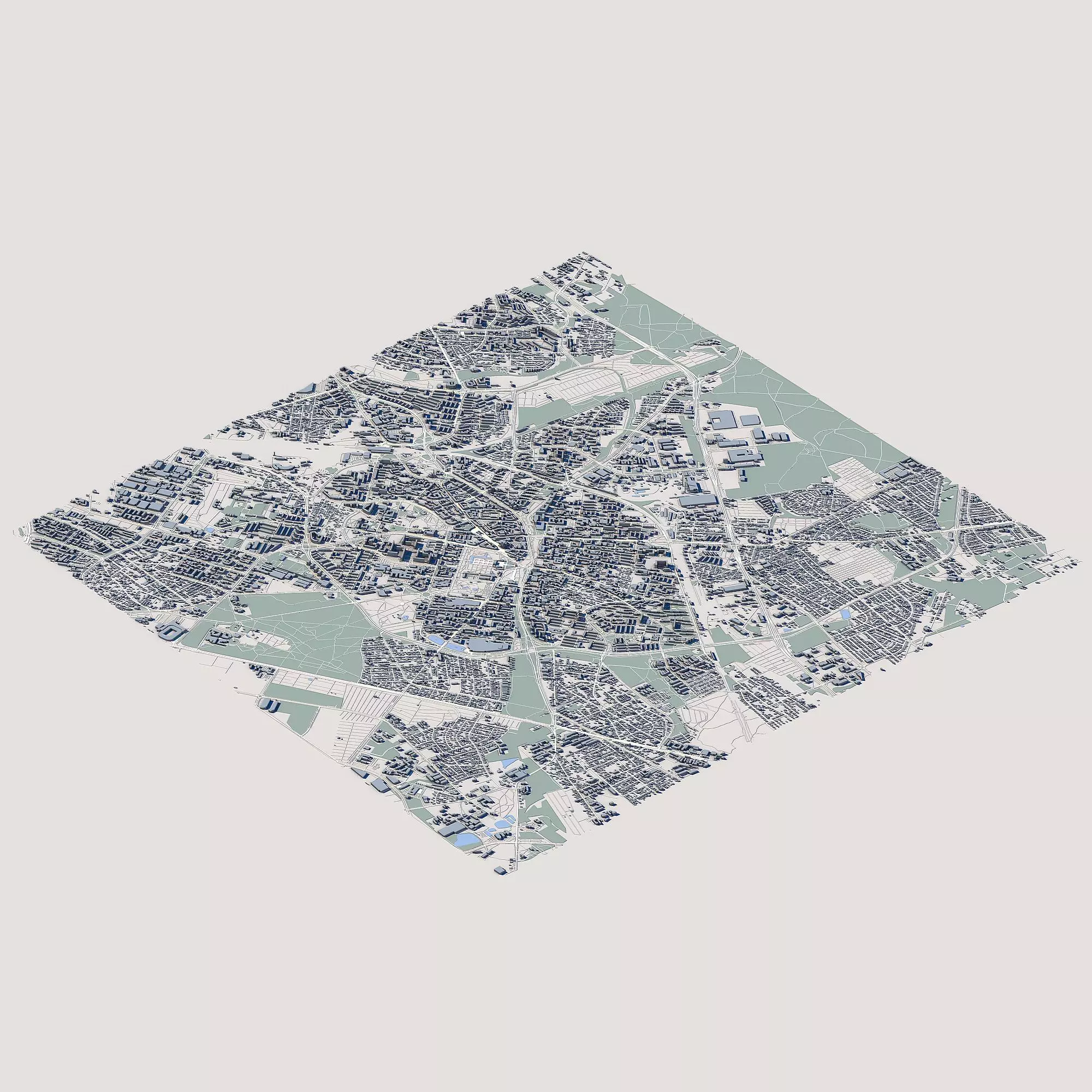 Bialystok Cityscape Podlaskie Voivodeship Architecture Poland 3D model_1