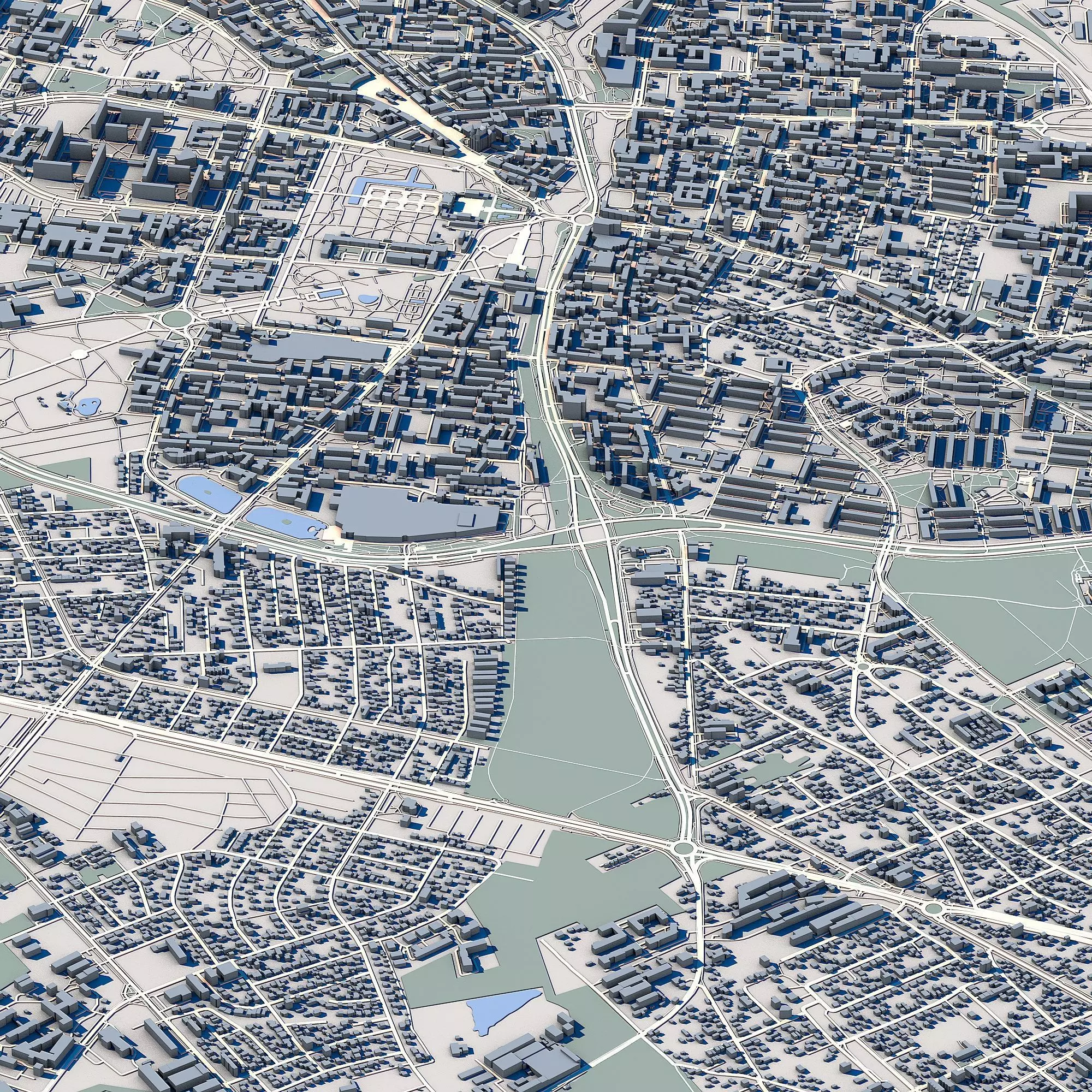 Bialystok Cityscape Podlaskie Voivodeship Architecture Poland 3D model_2