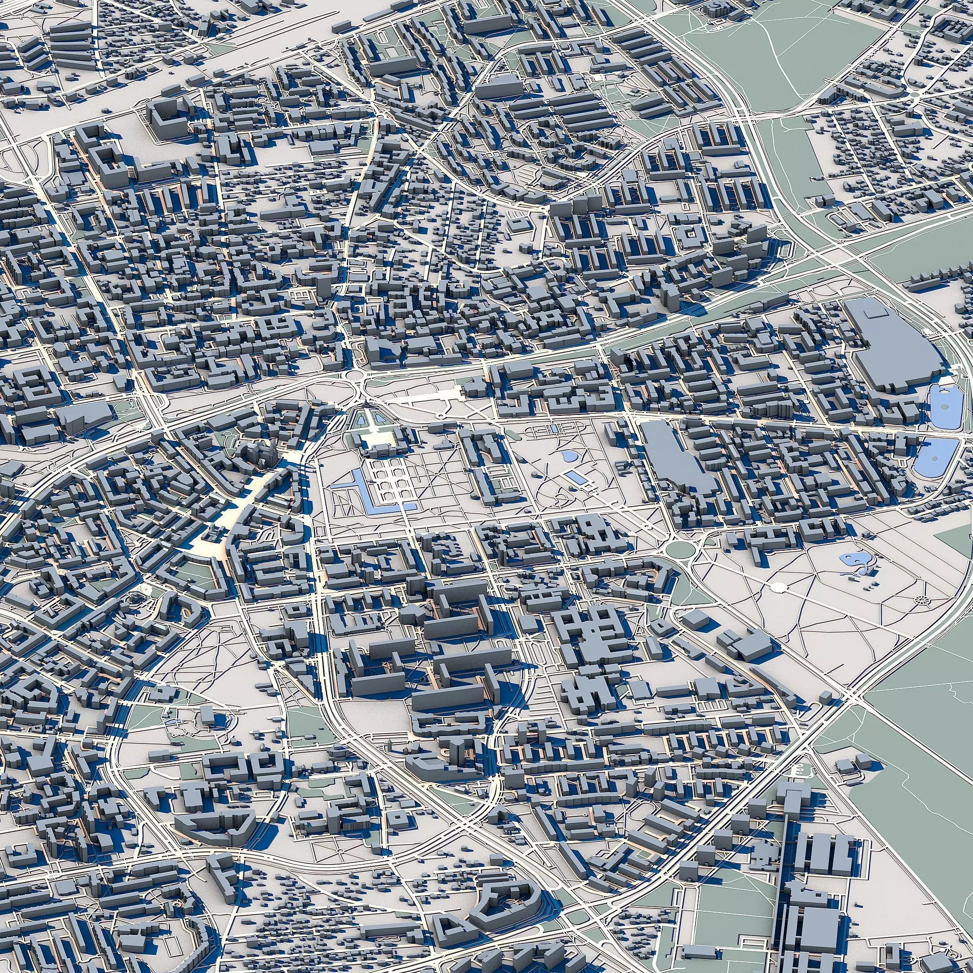 Bialystok Cityscape Podlaskie Voivodeship Architecture Poland 3D model_7