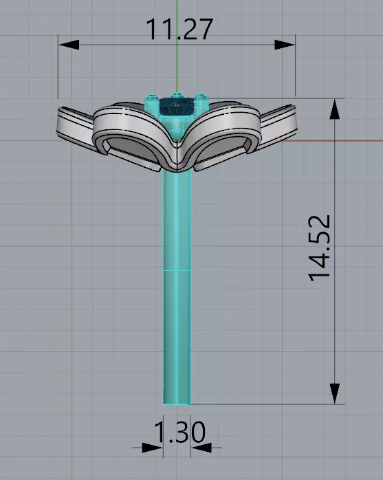 Van Cleef earrings 3D print model_9