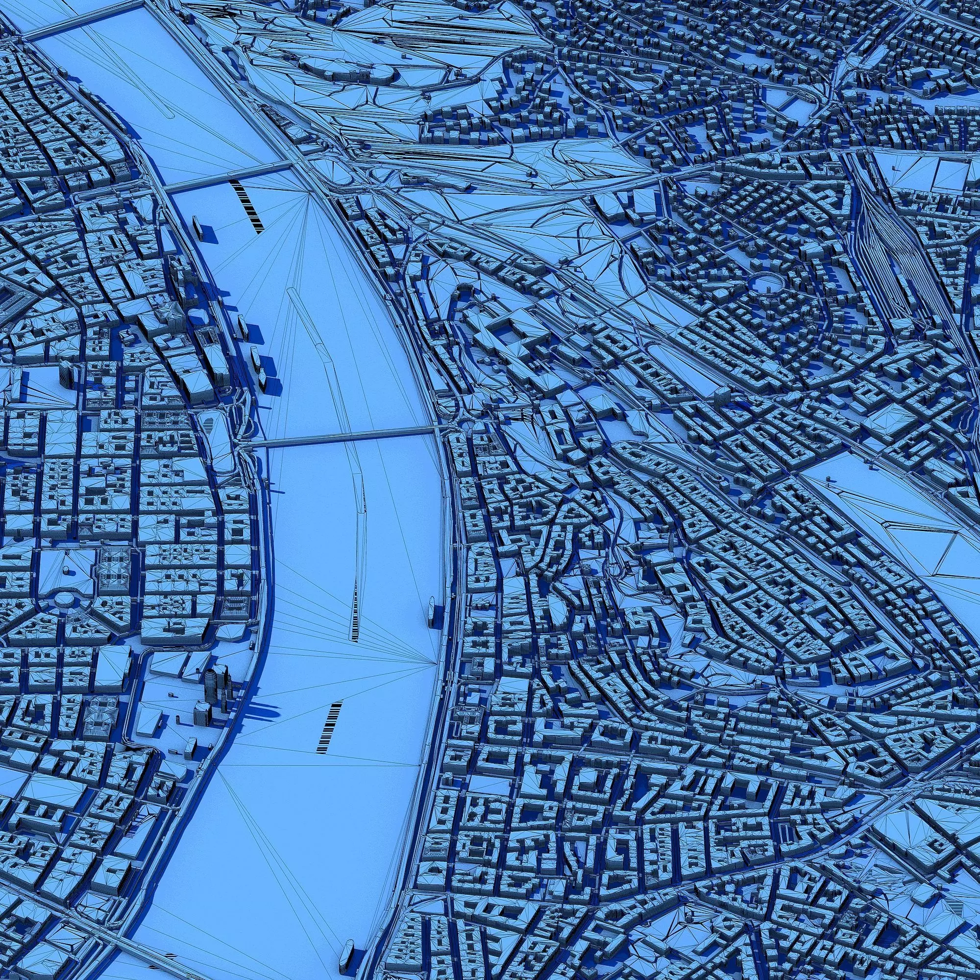 Budapest Cityscape Hungary Capital Architecture 3D model_7