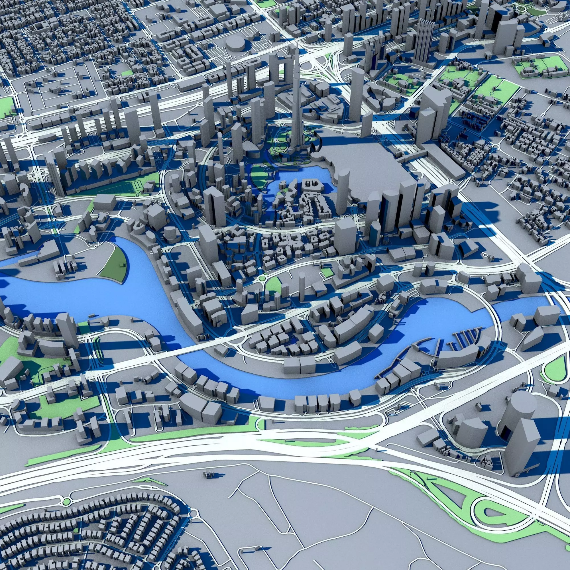 Burj Khalifa Dubai UAE Architecture Landmark 3D model_0