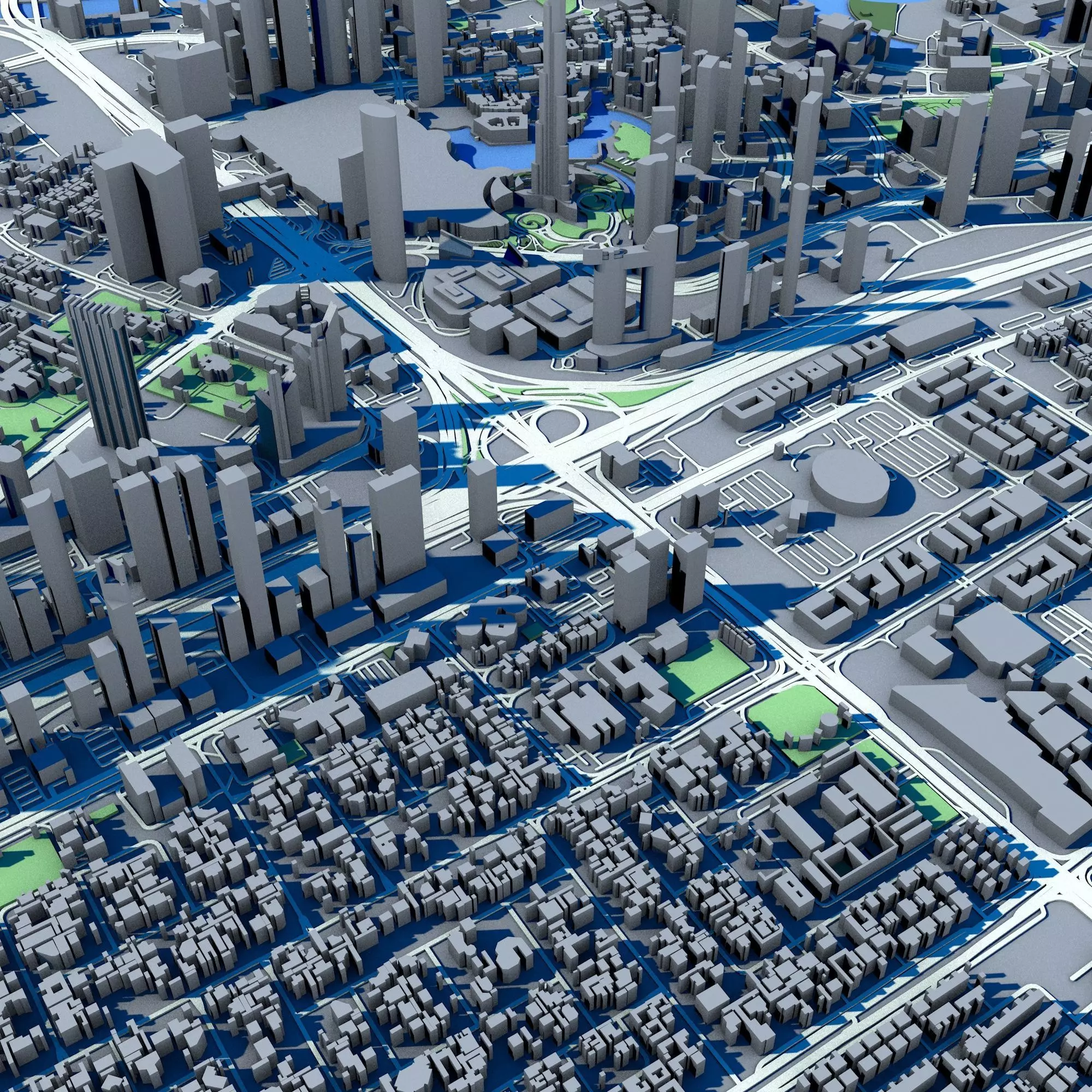 Burj Khalifa Dubai UAE Architecture Landmark 3D model_5