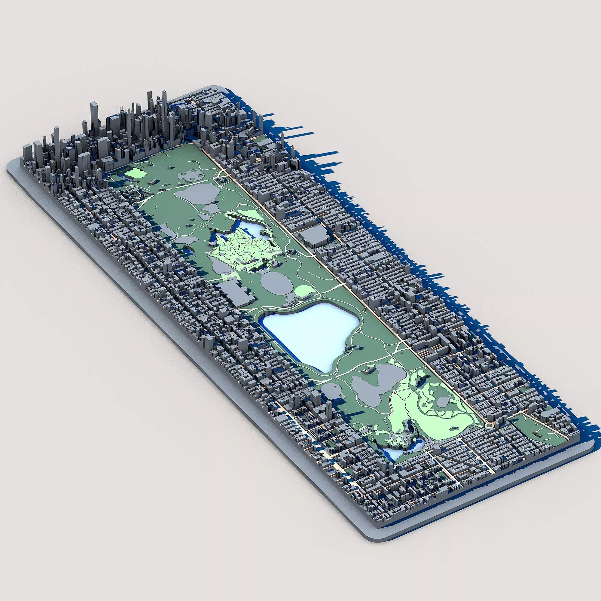 Central Park New York Manhattan Urban Landscape NYC Park 3D model_9