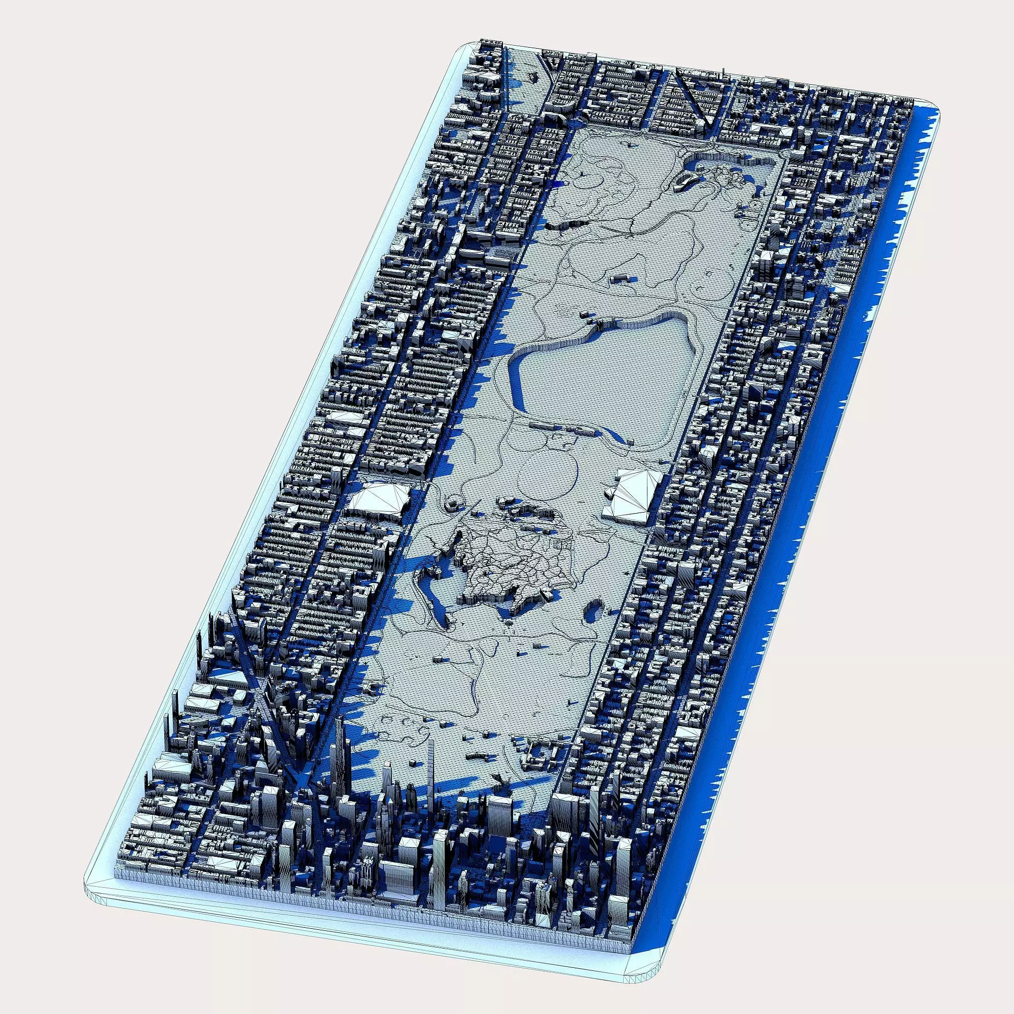 Central Park New York Manhattan Urban Landscape NYC Park 3D model_10