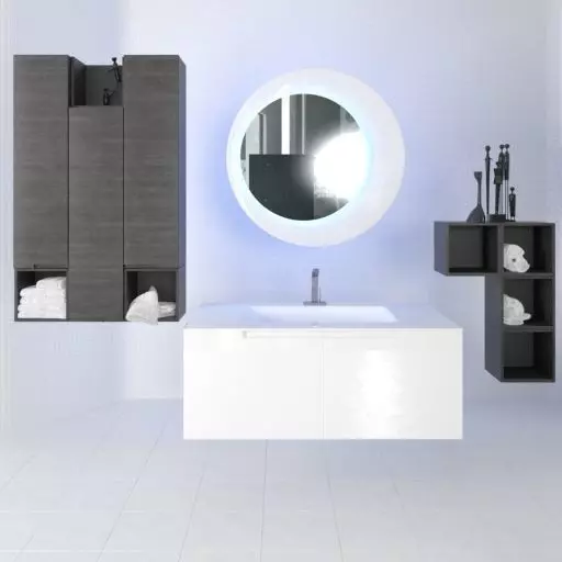 Bathroom furniture 27 am168 3D model_0