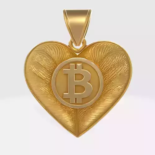 BTC Crypto Pendant  8