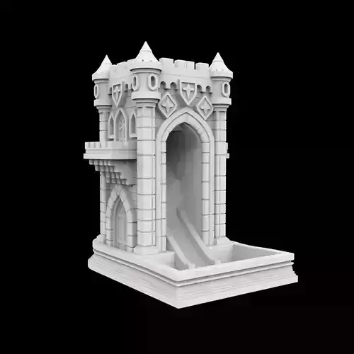 Fantasy Dice Tower 3D Print Model