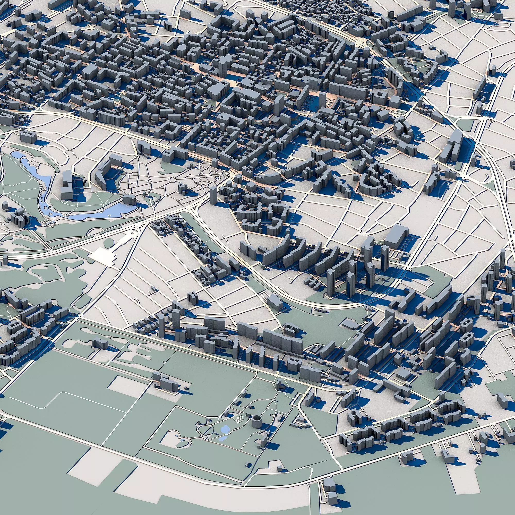 Dobrich Cityscape Bulgarian Urban Landscape 3D model_2