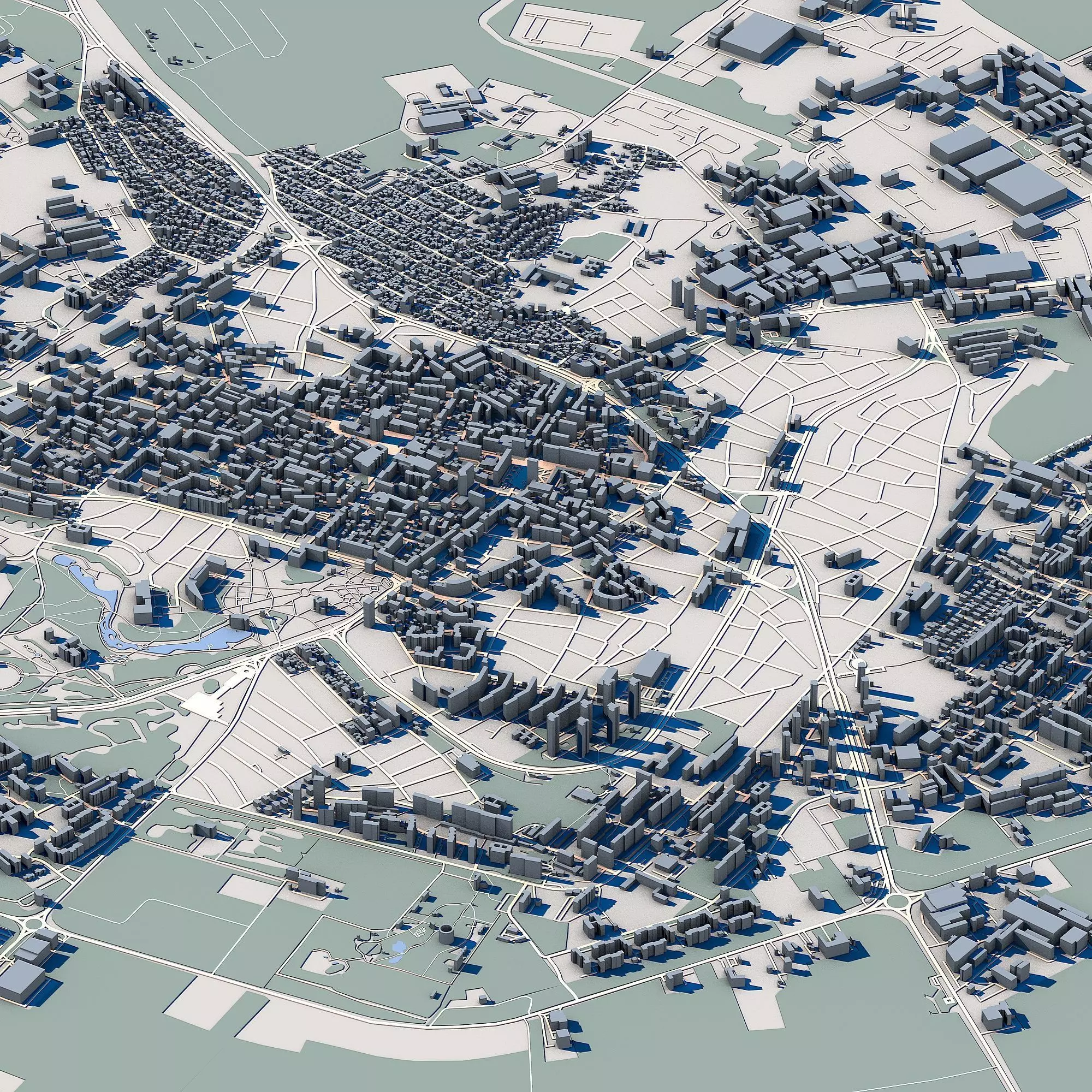 Dobrich Cityscape Bulgarian Urban Landscape 3D model_0