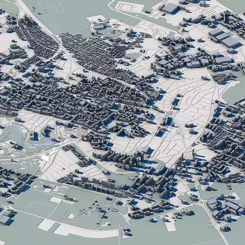 Dobrich Cityscape Bulgarian Urban Landscape 3D model Dobrich Cityscape Bulgarian Urban Landscape 3D model