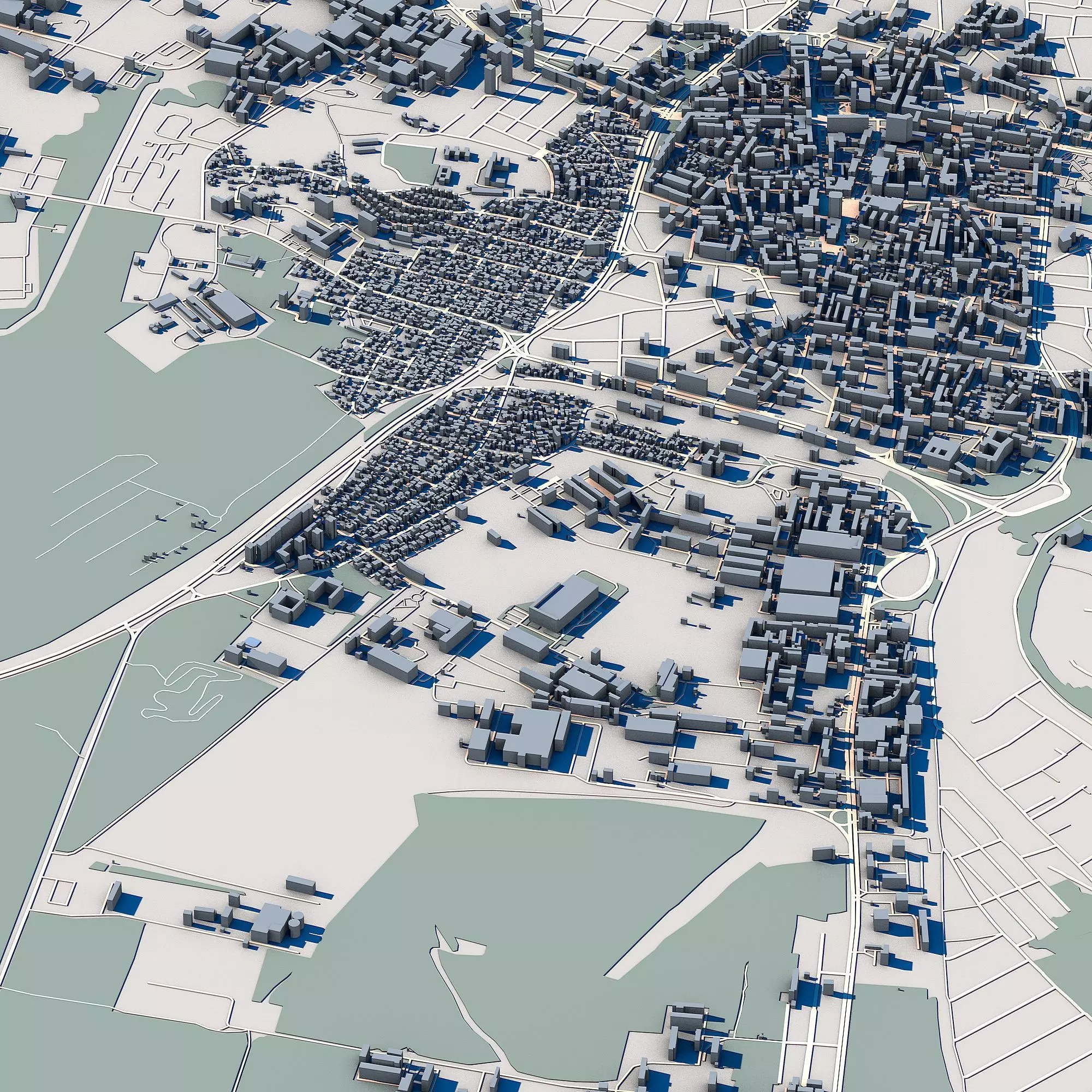 Dobrich Cityscape Bulgarian Urban Landscape 3D model_4