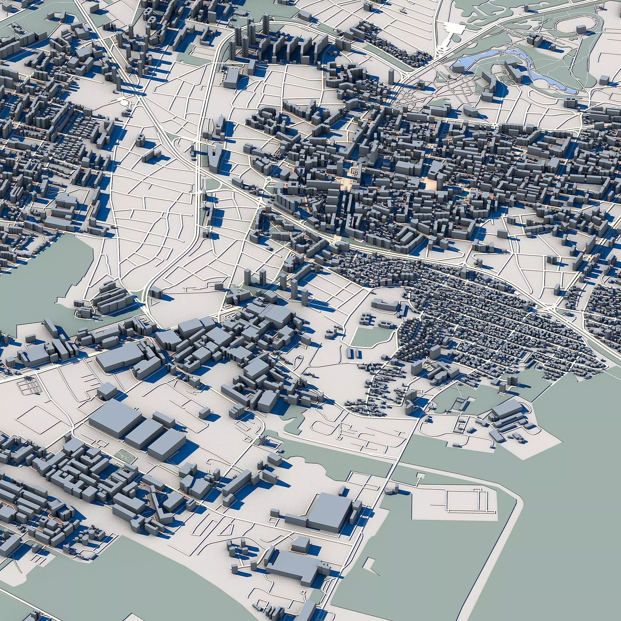 Dobrich Cityscape Bulgarian Urban Landscape 3D model_5