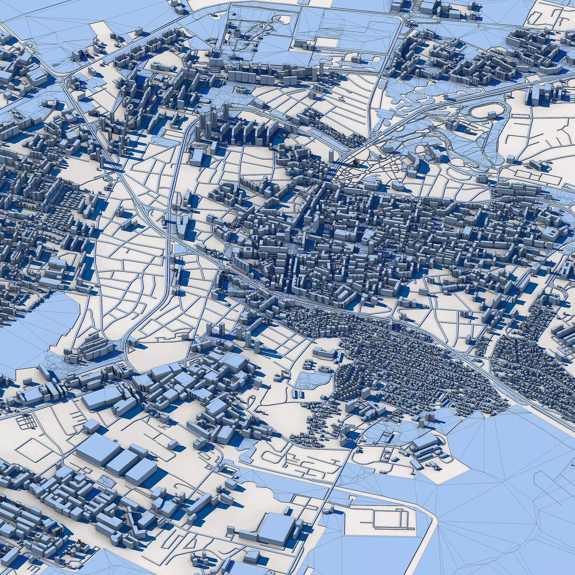 Dobrich Cityscape Bulgarian Urban Landscape 3D model_7