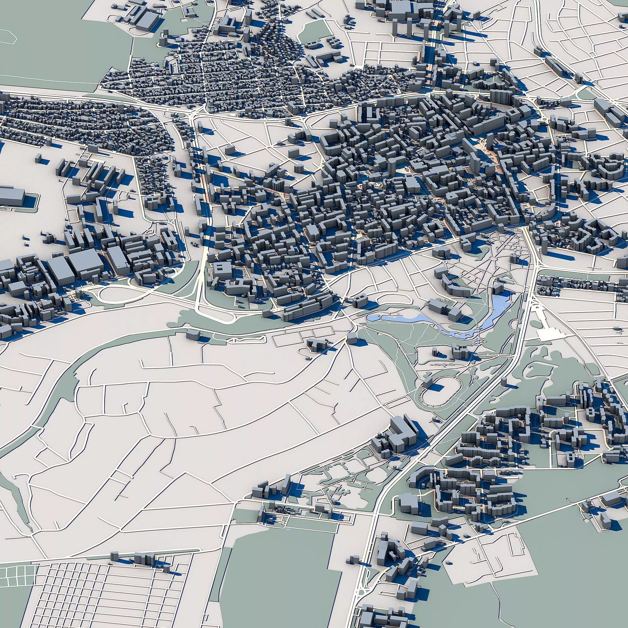Dobrich Cityscape Bulgarian Urban Landscape 3D model_3
