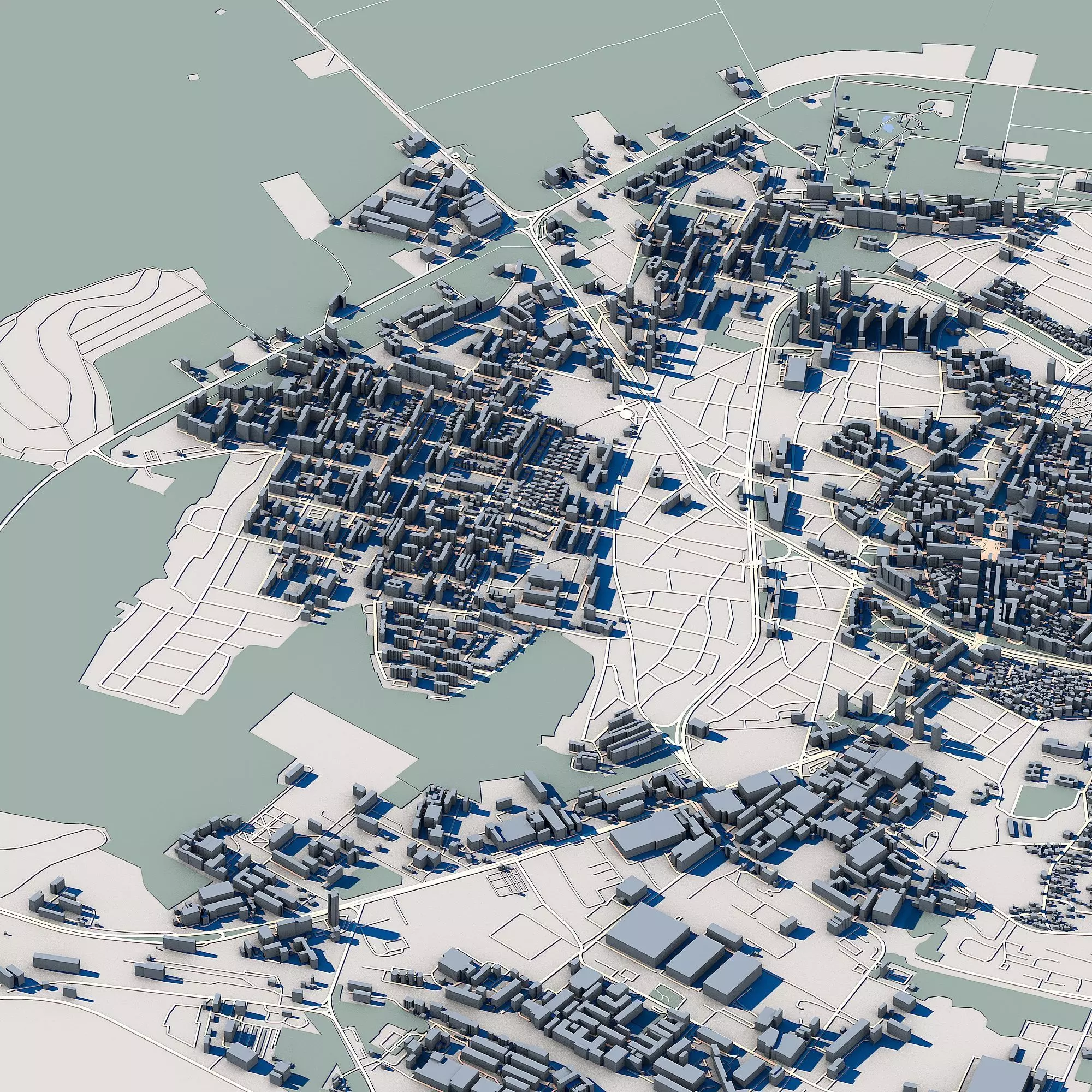 Dobrich Cityscape Bulgarian Urban Landscape 3D model_6