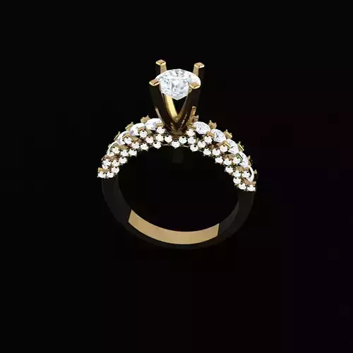 The Marquise Vine Diamond Ring