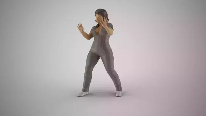 Female Barrier Stance