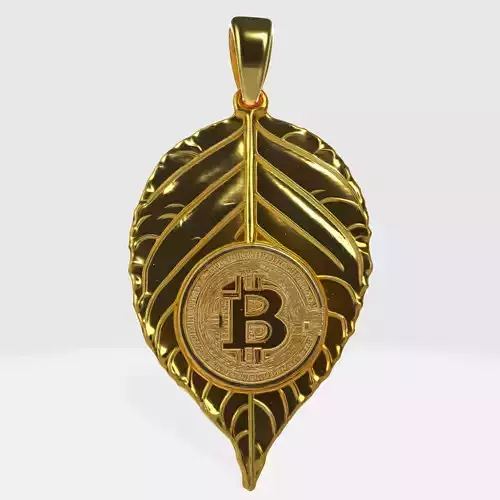 BTC Crypto Pendant Keychain 14