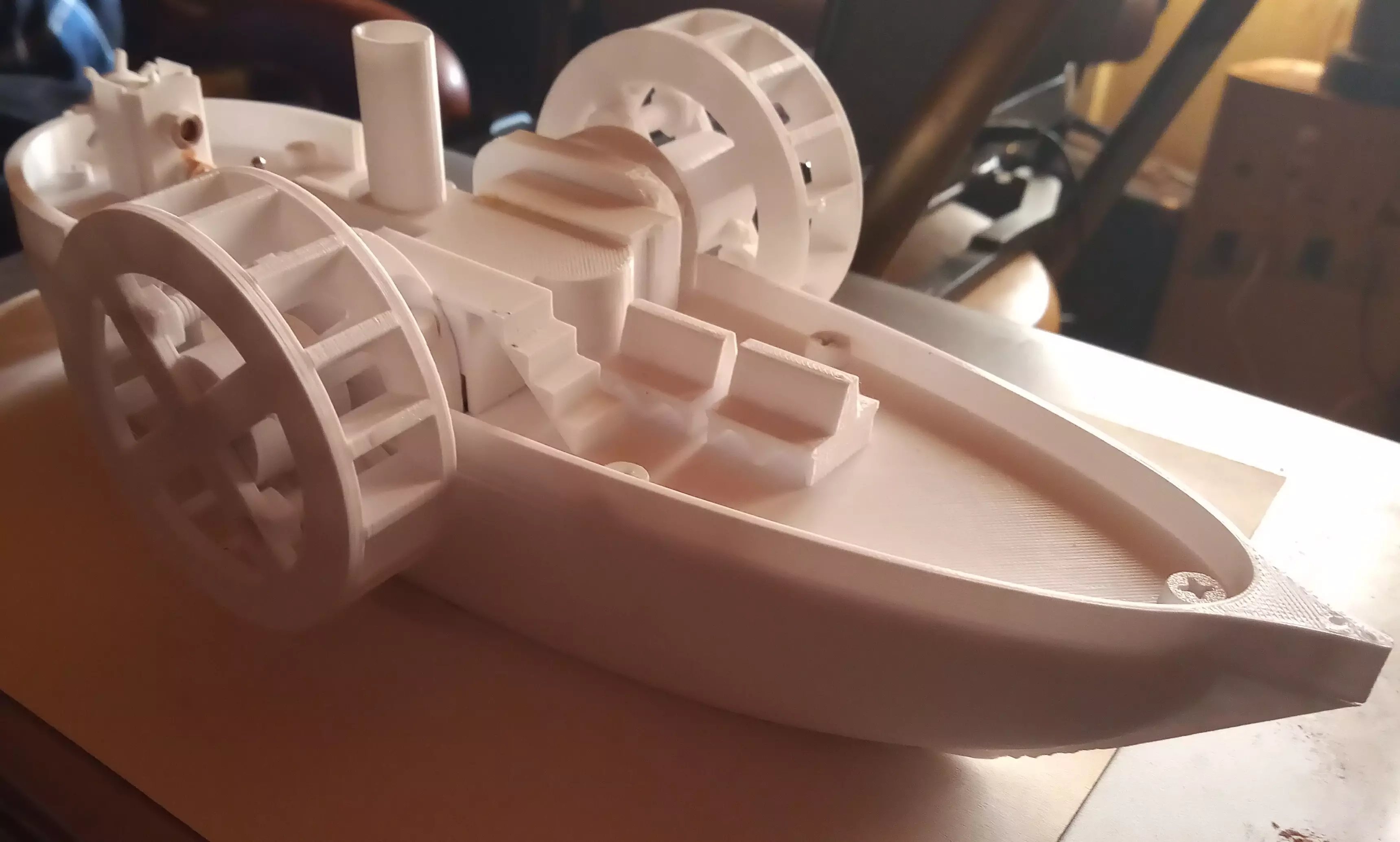 Electric powered steamer 3D print model_7