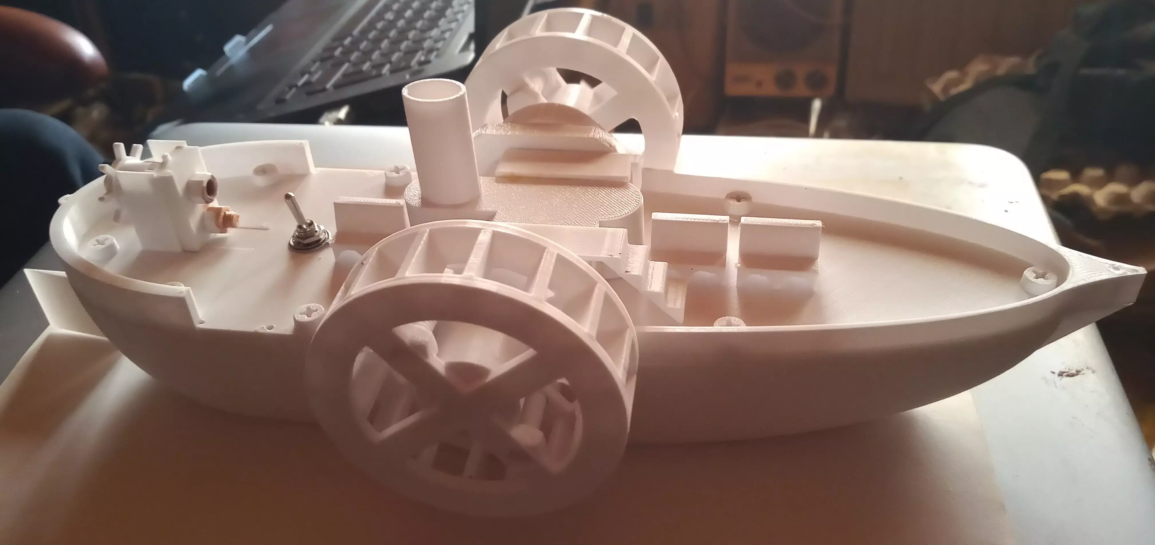 Electric powered steamer 3D print model_0