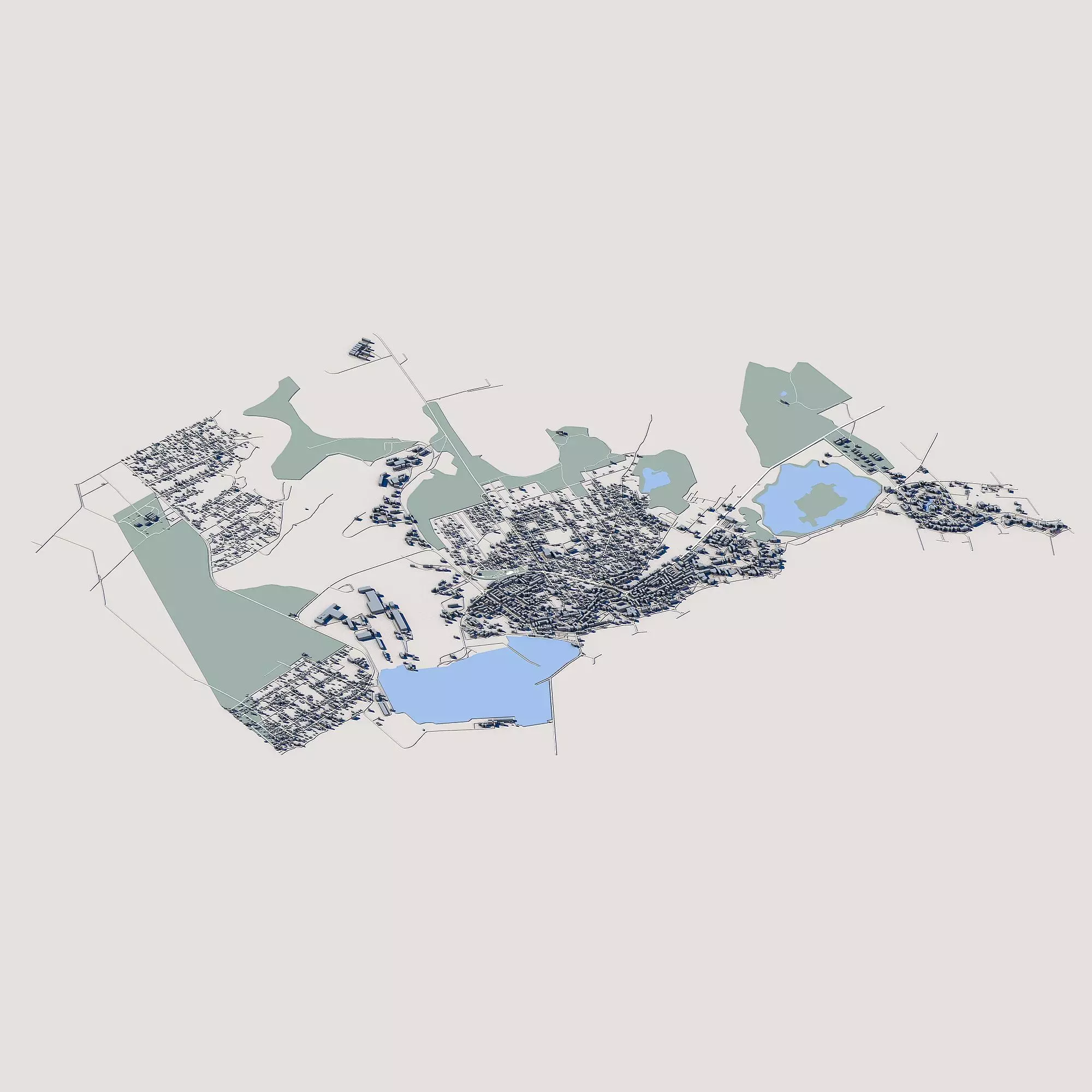 Mangalia Cityscape Romanian Black Sea Coast 3D model_1