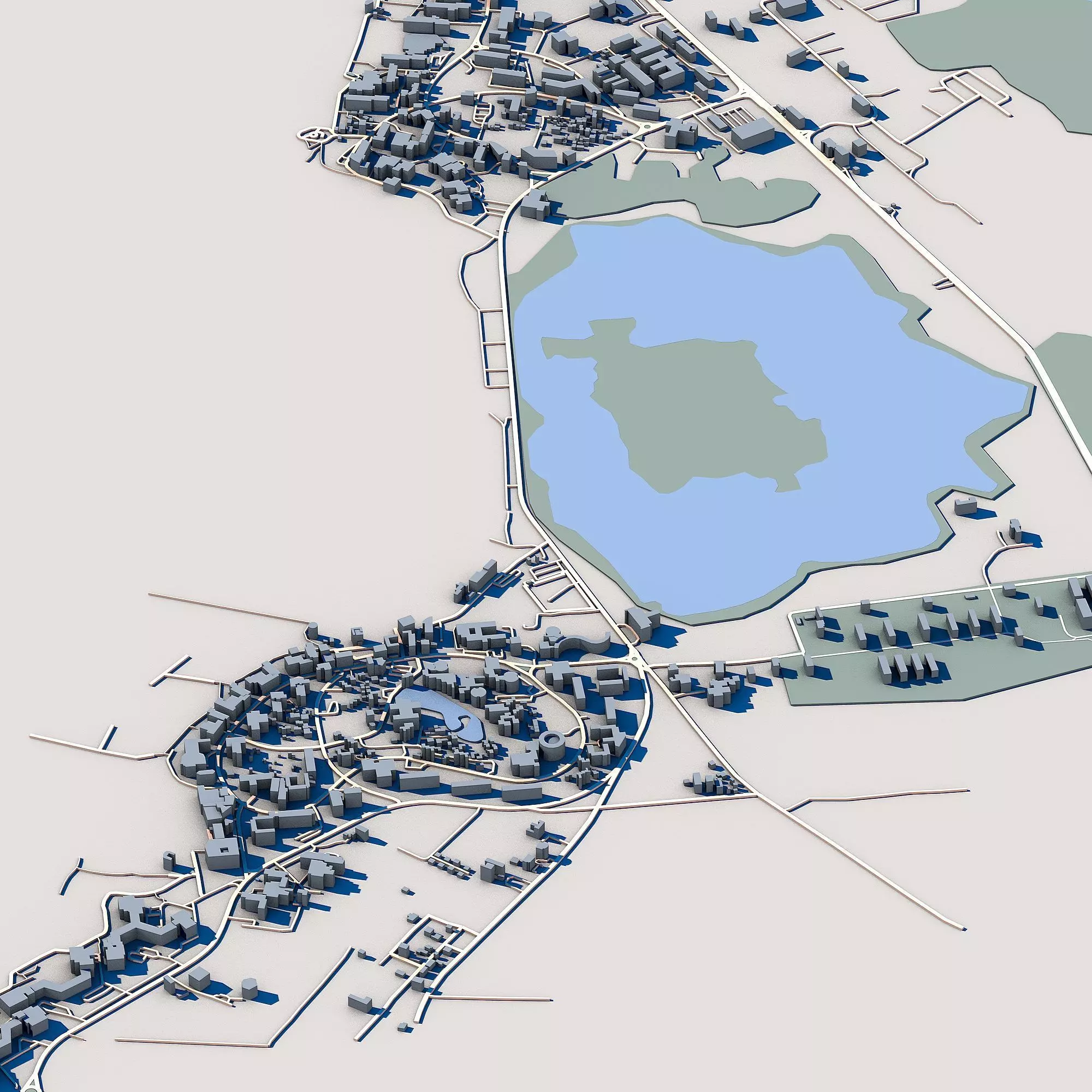 Mangalia Cityscape Romanian Black Sea Coast 3D model_5