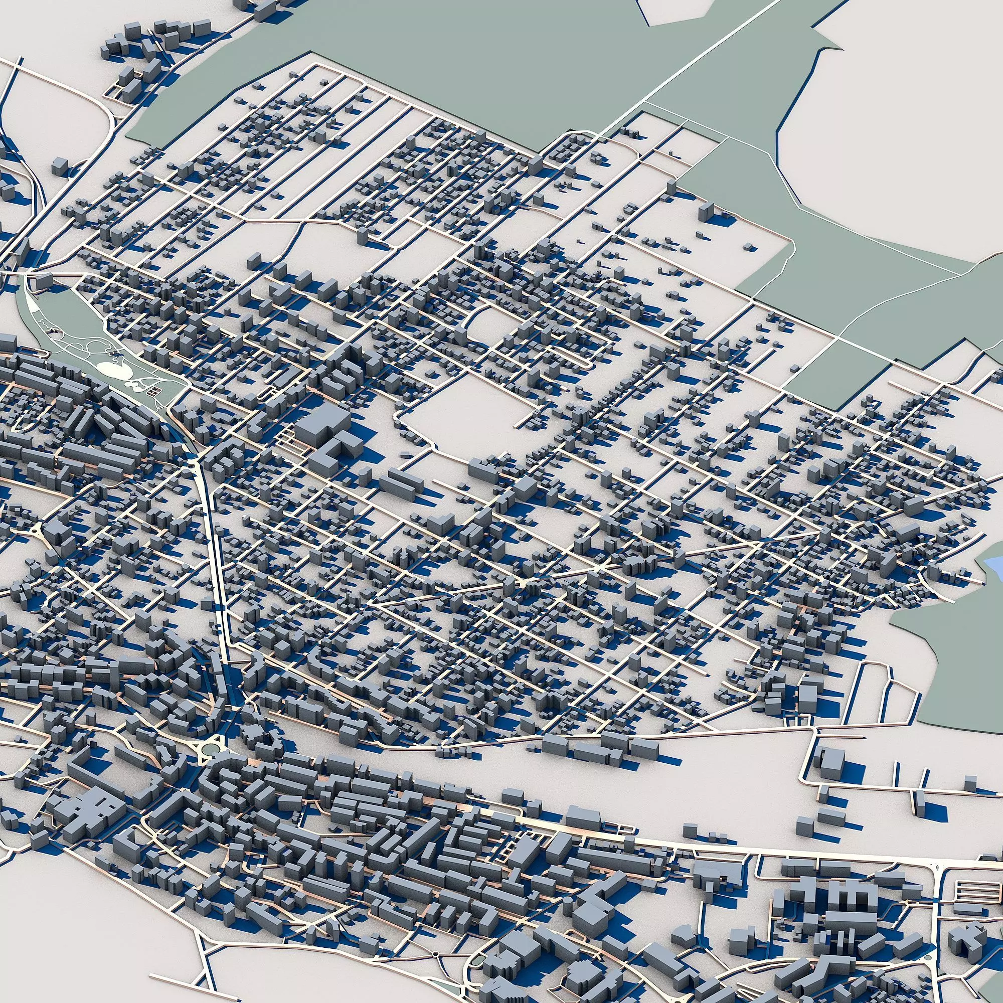 Mangalia Cityscape Romanian Black Sea Coast 3D model_3