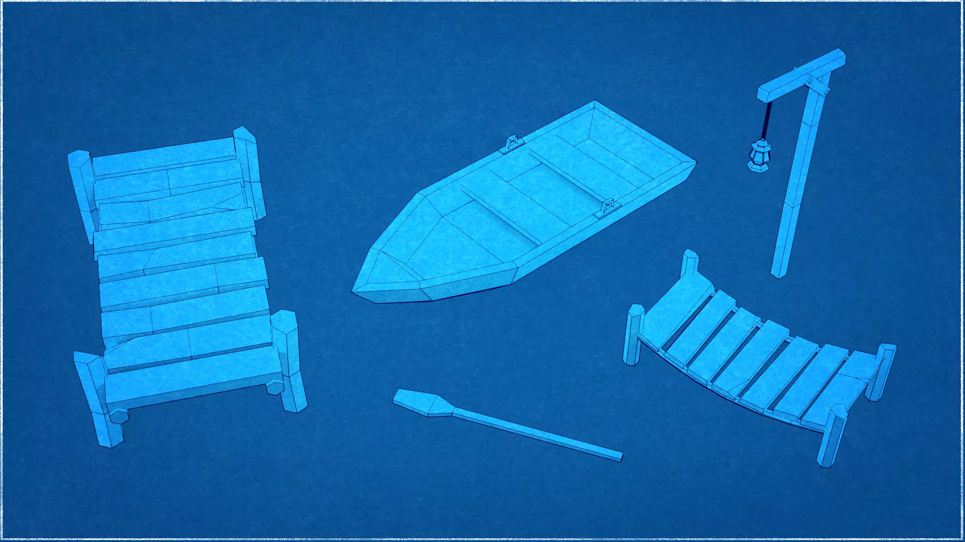 Low Poly Swamp Environment Pack Low-poly 3D model_19