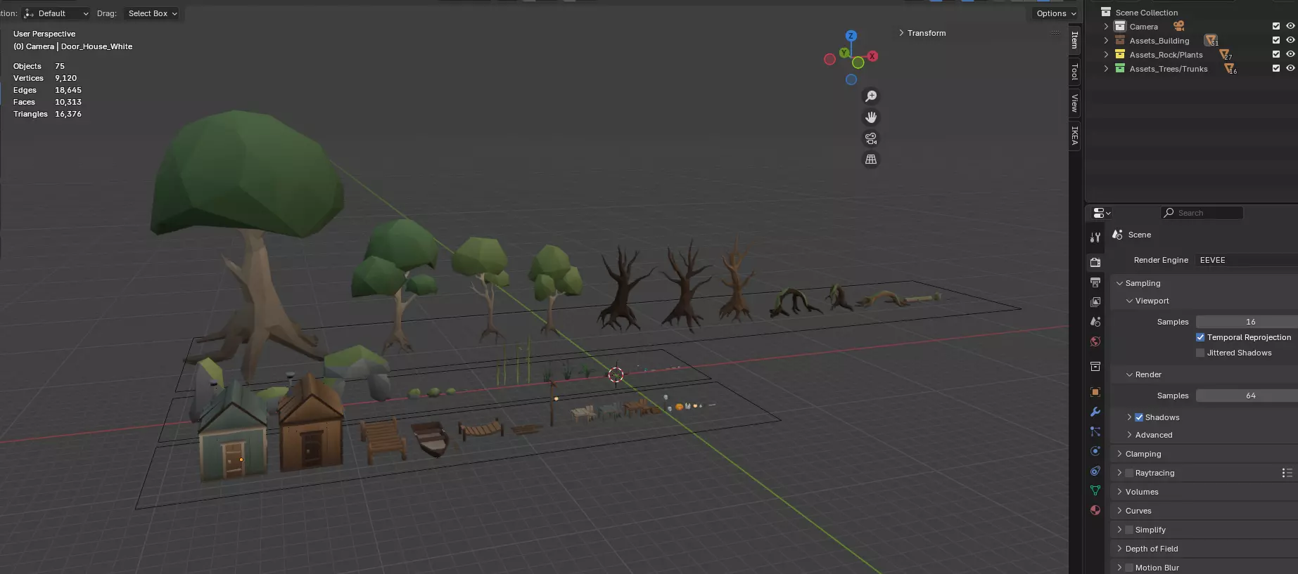 Low Poly Swamp Environment Pack Low-poly 3D model_14